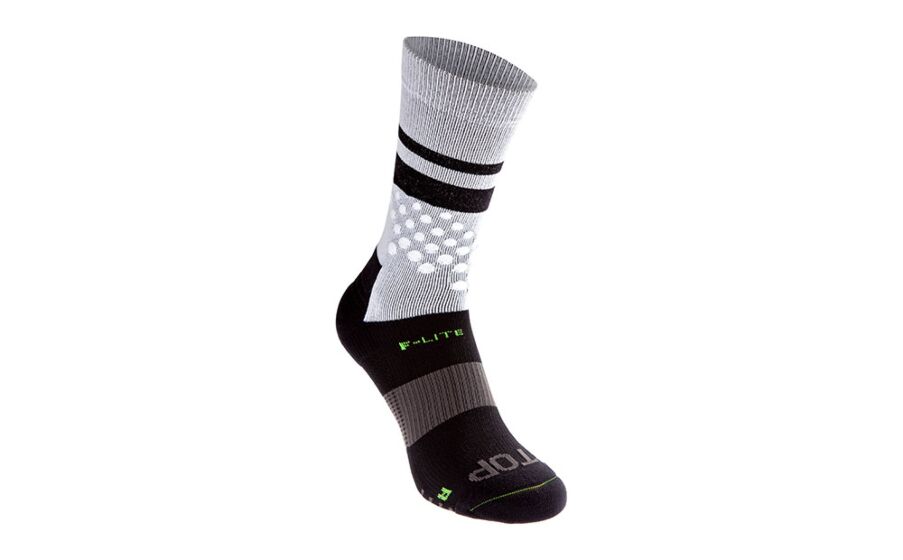 Inov-8 F-lite Crew Men's Running Socks White/Black UK 972618DWO